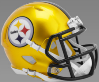 Pittsburgh Steelers NFL Mini Speed Football Helmet FLASH