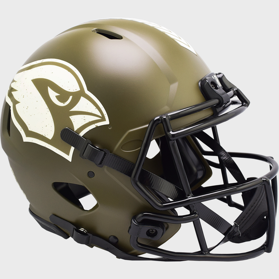 Arizona Cardinals Speed Football Helmet <B>SALUTE TO SERVICE</B>