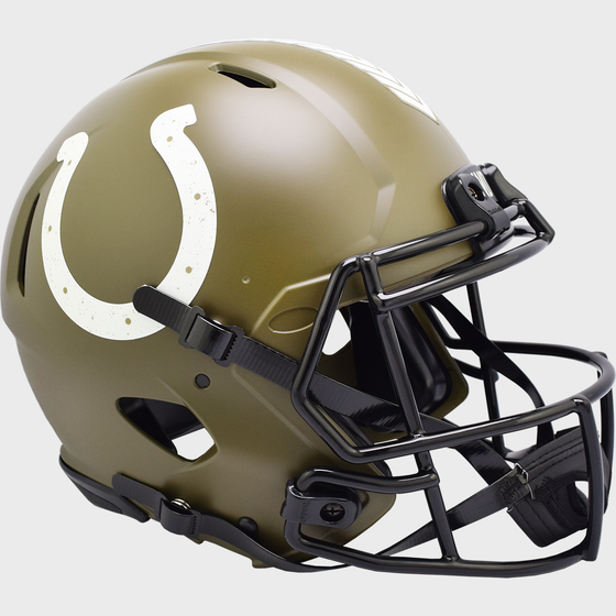 Indianapolis Colts Speed Football Helmet <B>SALUTE TO SERVICE</B>