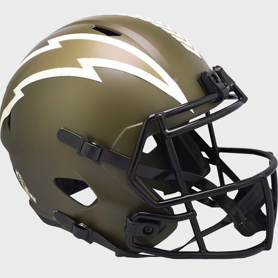 Los Angeles Chargers Speed Replica Football Helmet <B>SALUTE TO SERVICE</B>