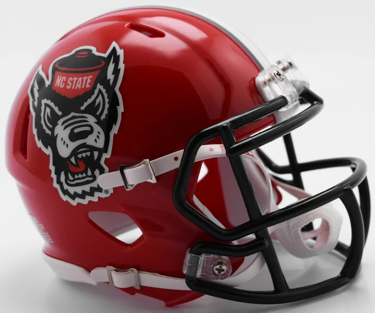 North Carolina State Wolfpack Speed Replica Football Helmet <B>NEW 2018 Red Tuffy</B>