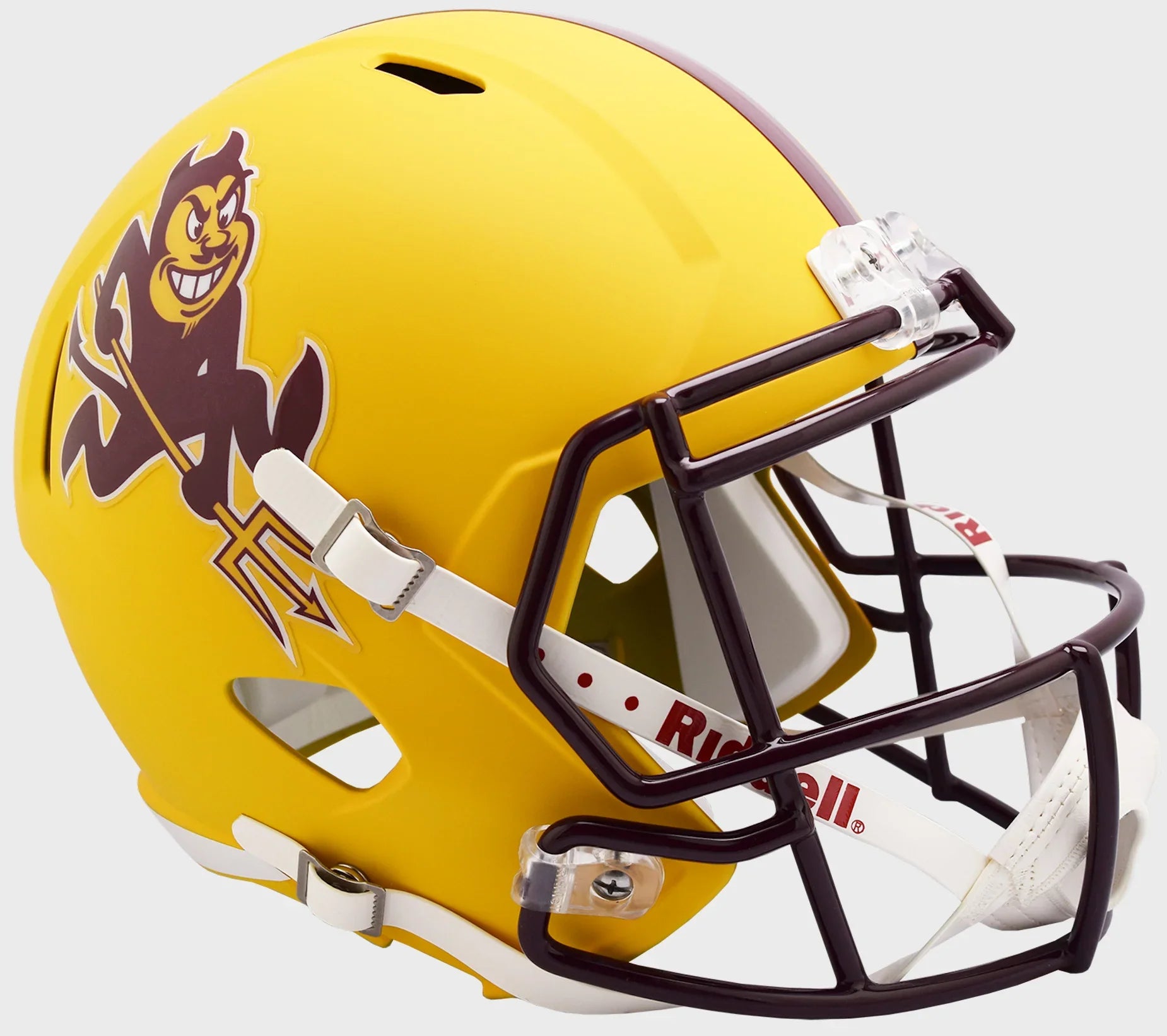 Arizona State Sun Devils Speed Replica Football Helmet <B>Flat Yellow Sparky</B>