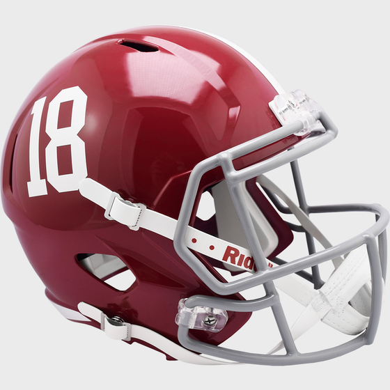 Alabama Crimson Tide Speed Replica Football Helmet #18 <B>NEW 2021</B>