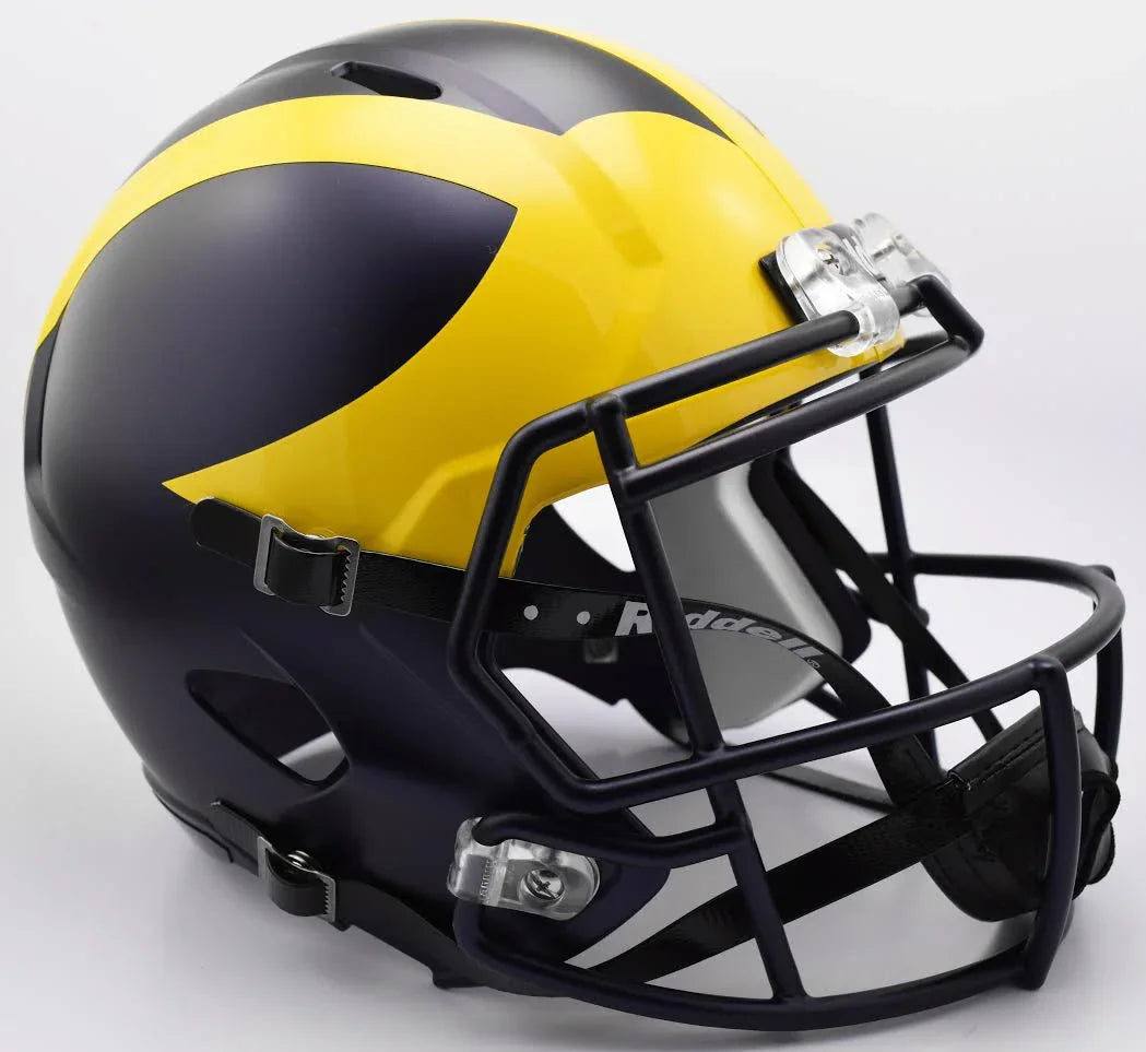 Michigan Wolverines Speed Replica Football Helmet 2016 Painted Matte