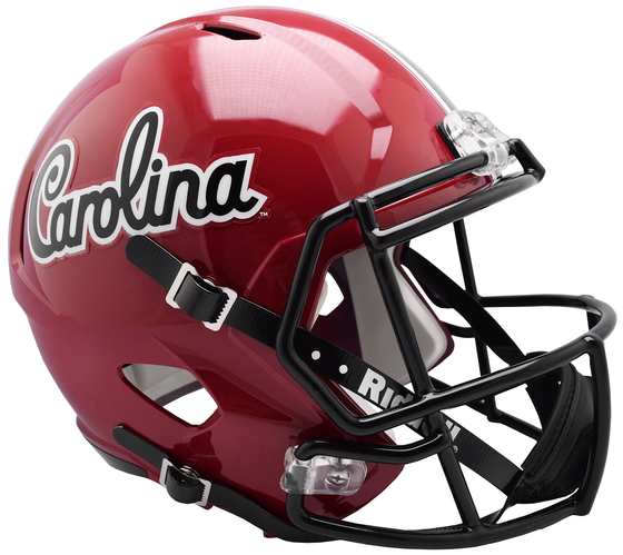 South Carolina Gamecocks NCAA Mini Speed Football Helmet <B>2018 Script</B>