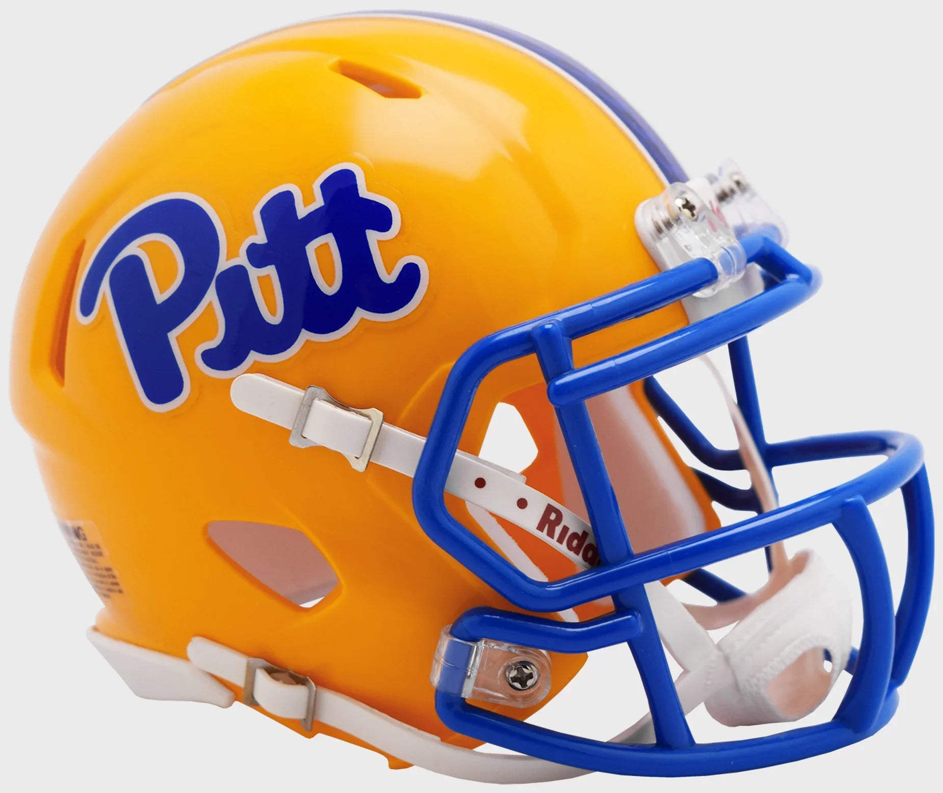 Pittsburgh Panthers NCAA Mini Speed Football Helmet 2019 Gold