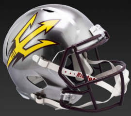 Arizona State Sun Devils NCAA Mini Speed Football Helmet FLASH