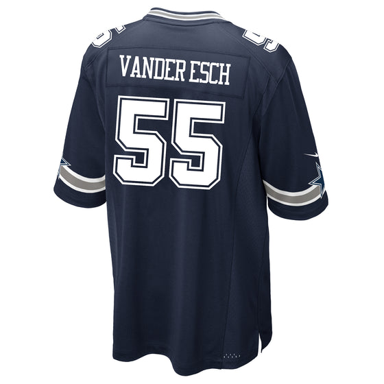 Dallas Cowboys Leighton Vander Esch #55 Nike Navy Game Replica Jersey -M