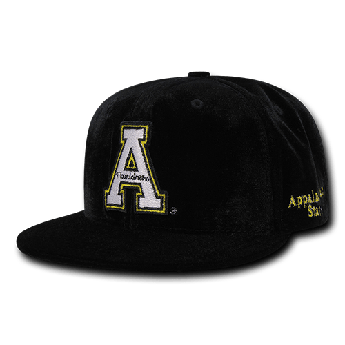 Velvet Snapback, App State, BLK (WRP) - 757 Sports Collectibles