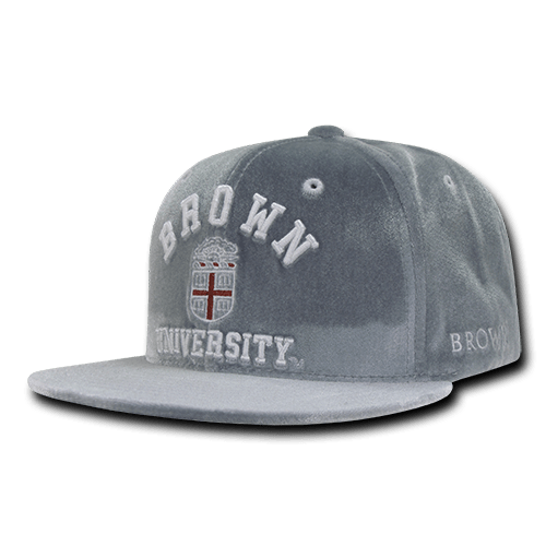 Velvet Snapback, Brown U, Grey (WRP) - 757 Sports Collectibles