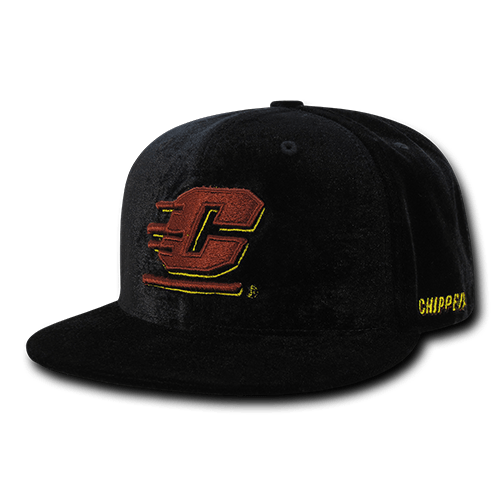Velvet Snapback, Central Michigan, BLK (WRP) - 757 Sports Collectibles