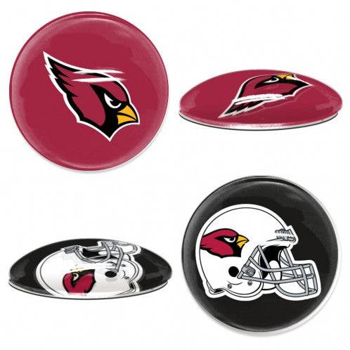 Arizona Cardinals Sports Dotts (1" Round Domed Glass Magnet Set) - 757 Sports Collectibles