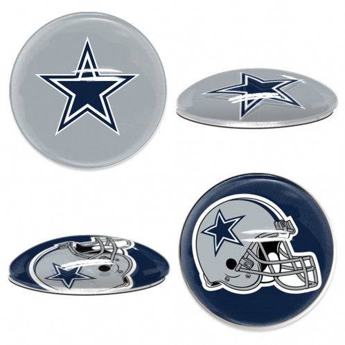 Dallas Cowboys Sports Dotts (1" Round Domed Glass Magnet Set) - 757 Sports Collectibles