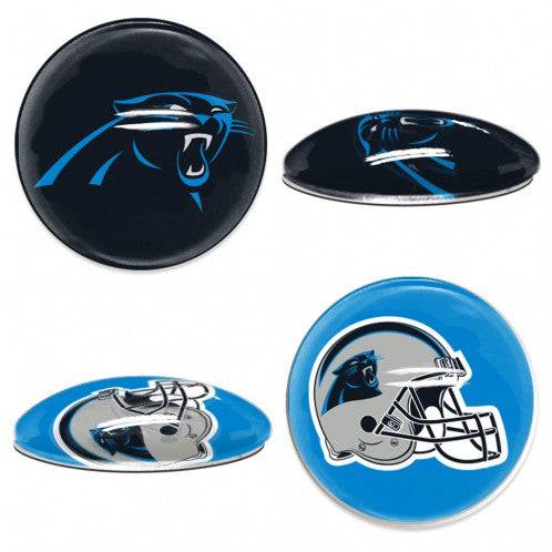 Carolina Panthers Sports Dotts (1" Round Domed Glass Magnet Set) - 757 Sports Collectibles