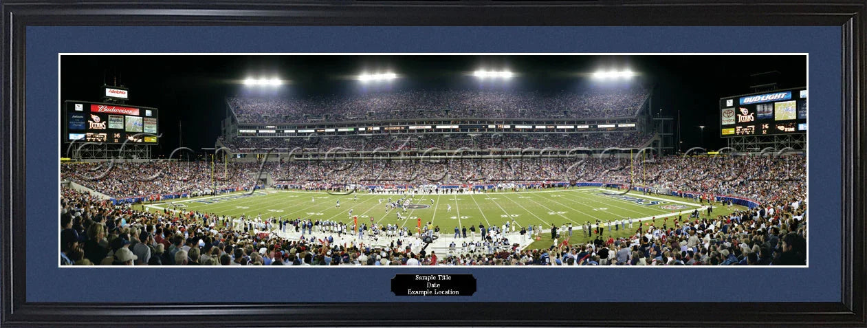 Tennessee Titans Monday Night Football Panorama Photo Print - 757 Sports Collectibles