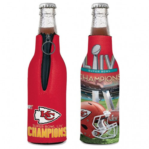 Kansas City Chiefs Super Bowl LIV 54 Champions Bottle Cooler Hugger - 757 Sports Collectibles