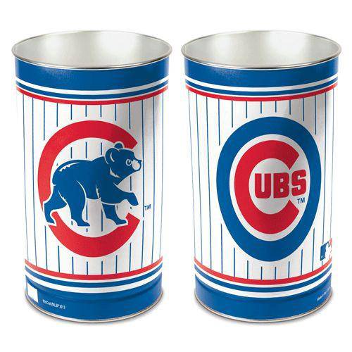Chicago Cubs 15" Waste Basket (CDG) - 757 Sports Collectibles