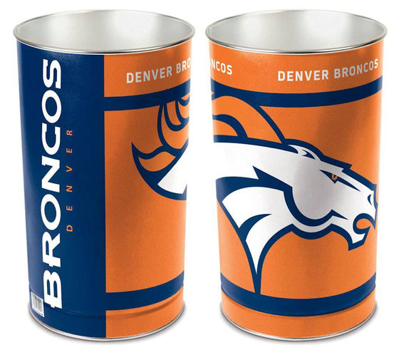 Denver Broncos 15" Waste Basket (CDG) - 757 Sports Collectibles