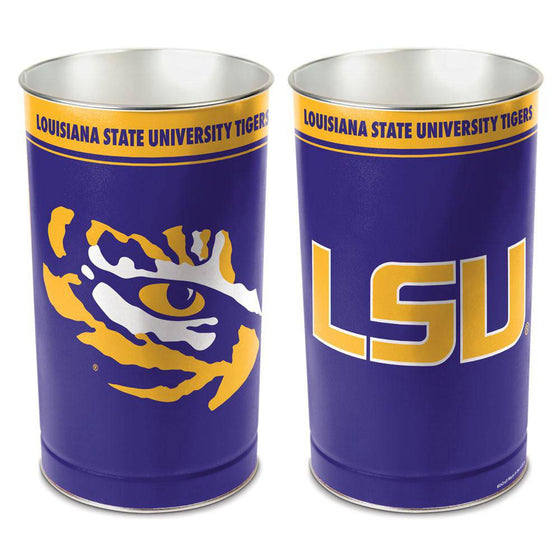 LSU Tigers 15" Waste Basket (CDG) - 757 Sports Collectibles