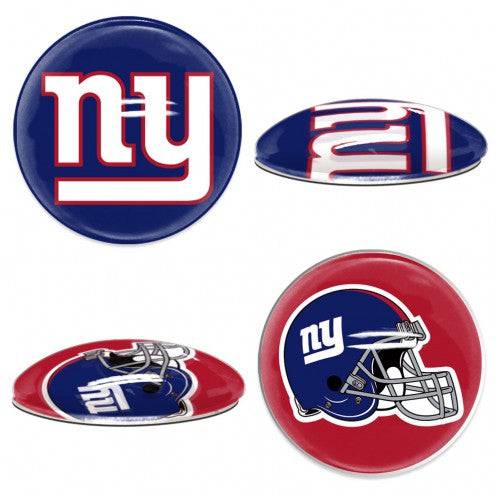New York Giants Sports Dotts (1" Round Domed Glass Magnet Set) - 757 Sports Collectibles