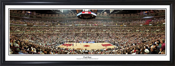 IL-116 Chicago Bulls Foul Shot - 757 Sports Collectibles