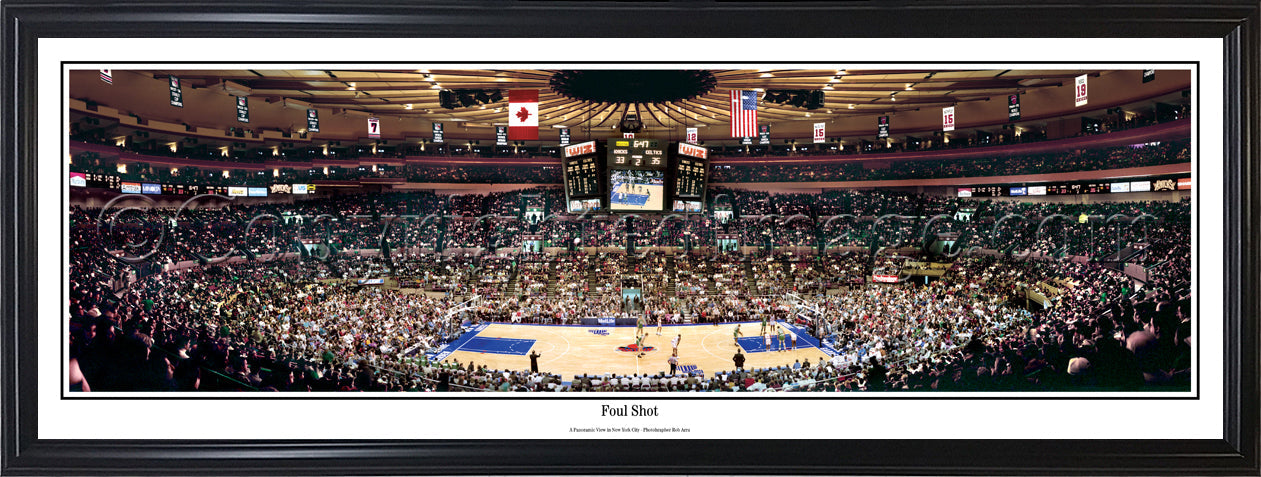 NY-118 NY Knicks Foul Shot - 757 Sports Collectibles