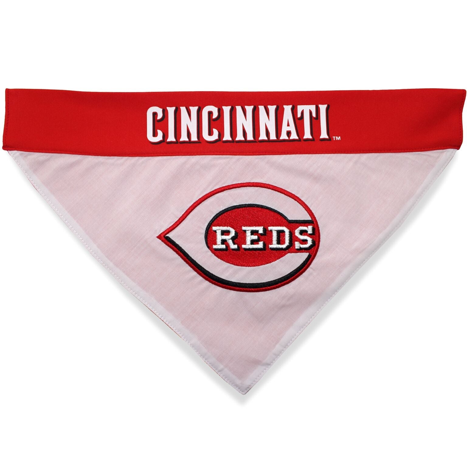 Cincinnatti Reds REVERSIBLE Dog Bandana Pets First - 757 Sports Collectibles