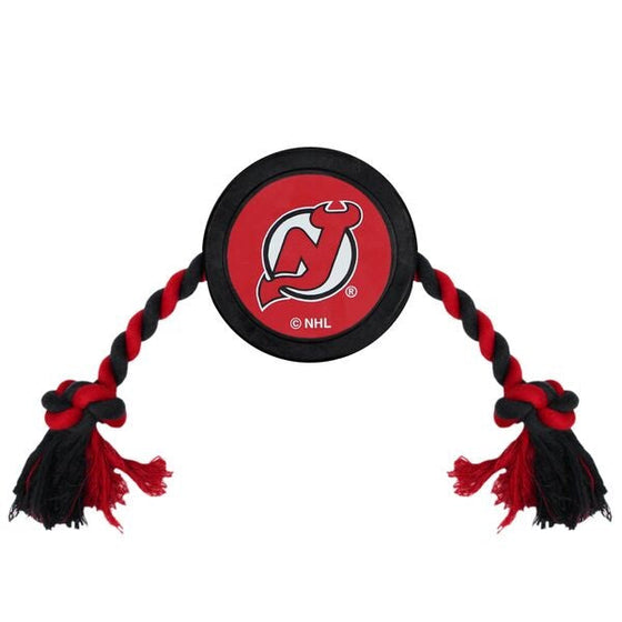 NHL New Jersey Devils Hockey Puck Toy Pets First