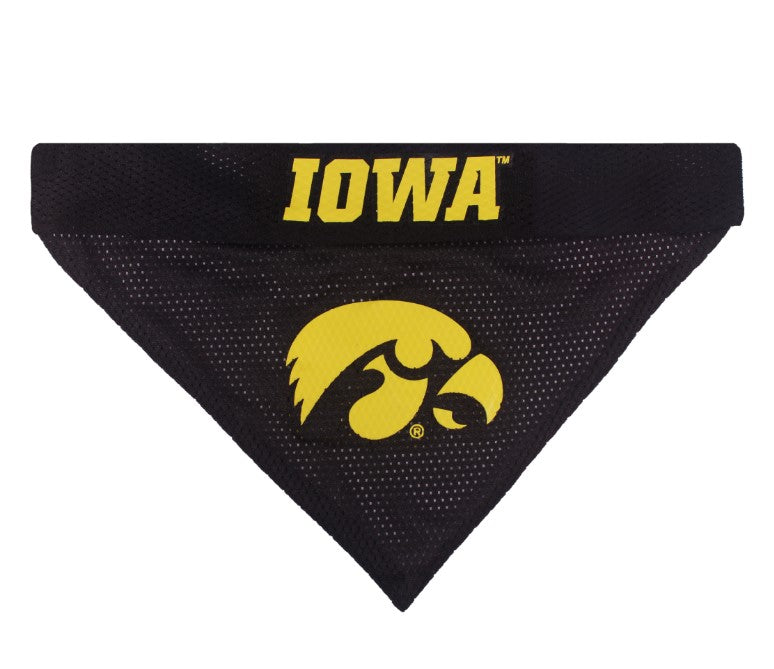 Iowa Hawkeyes Reversible Bandana Pets First - 757 Sports Collectibles