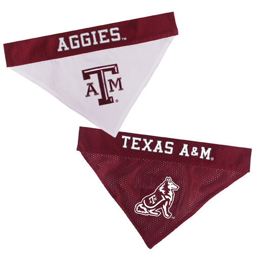 Texas A&M Reversible Bandana Pets First