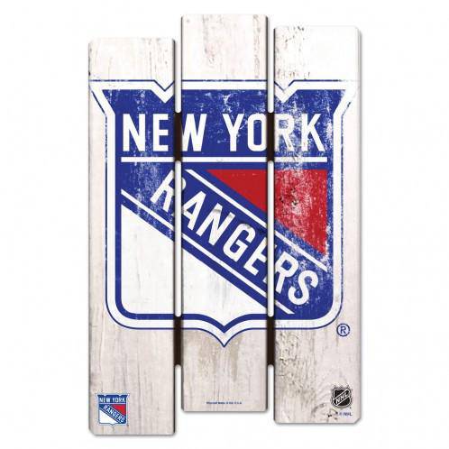 New York Rangers Wood Fence Sign - 757 Sports Collectibles