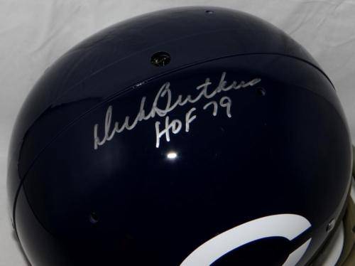 Dick Butkus Autographed Chicago Bears Full Size TK Helmet W/ HOF- JSA W Auth - 757 Sports Collectibles