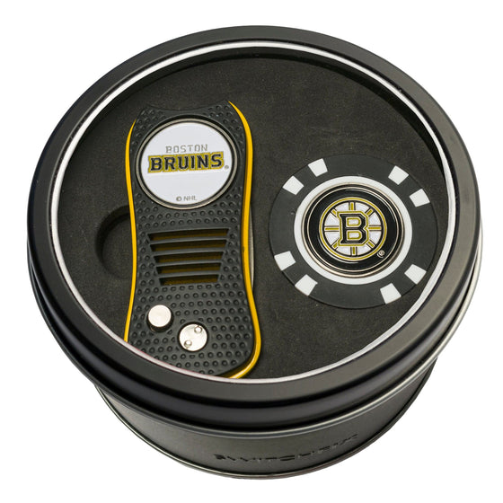 Boston Bruins Tin Set - Switchfix, Golf Chip - 757 Sports Collectibles