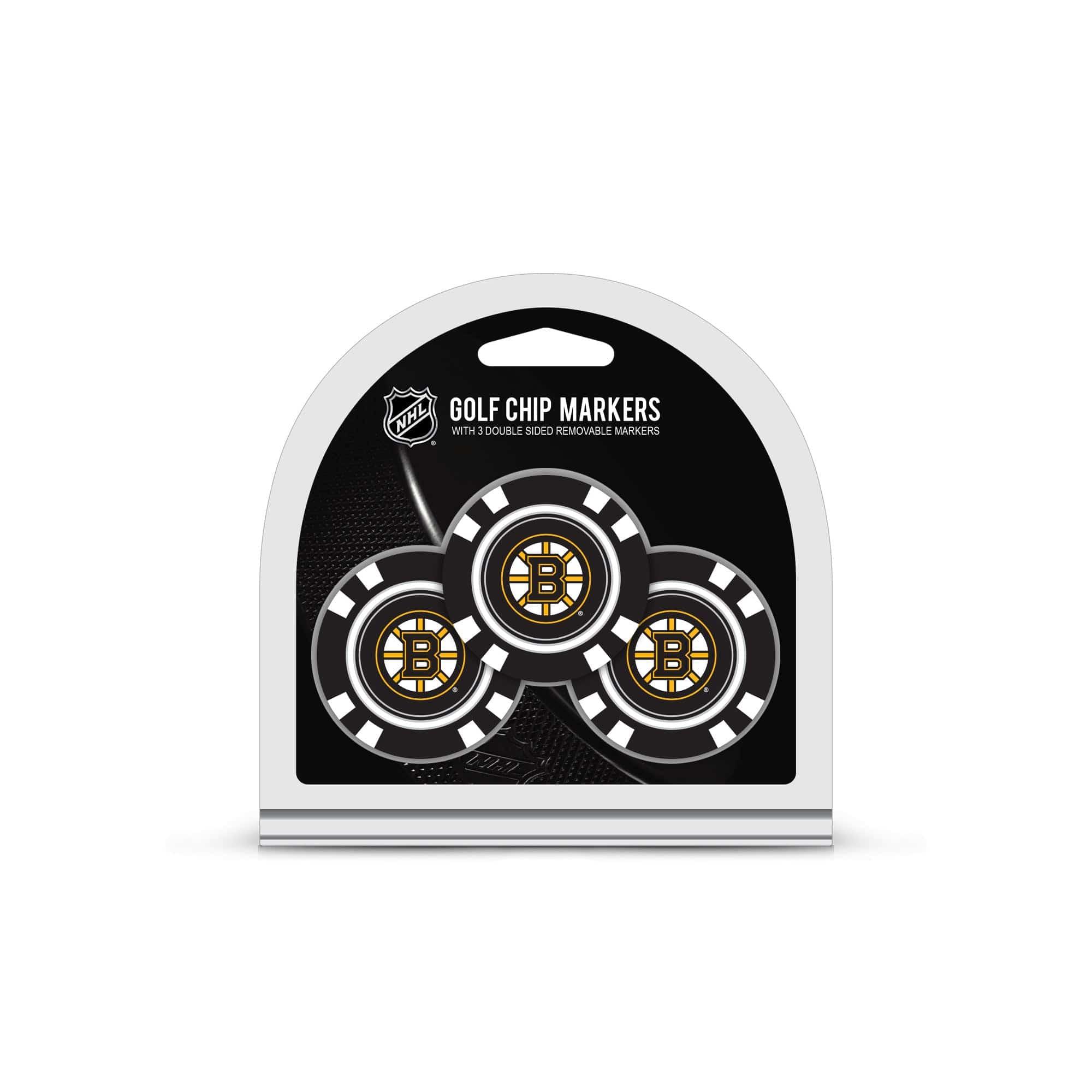 Boston Bruins 3 Pack Golf Chip Ball Markers - 757 Sports Collectibles