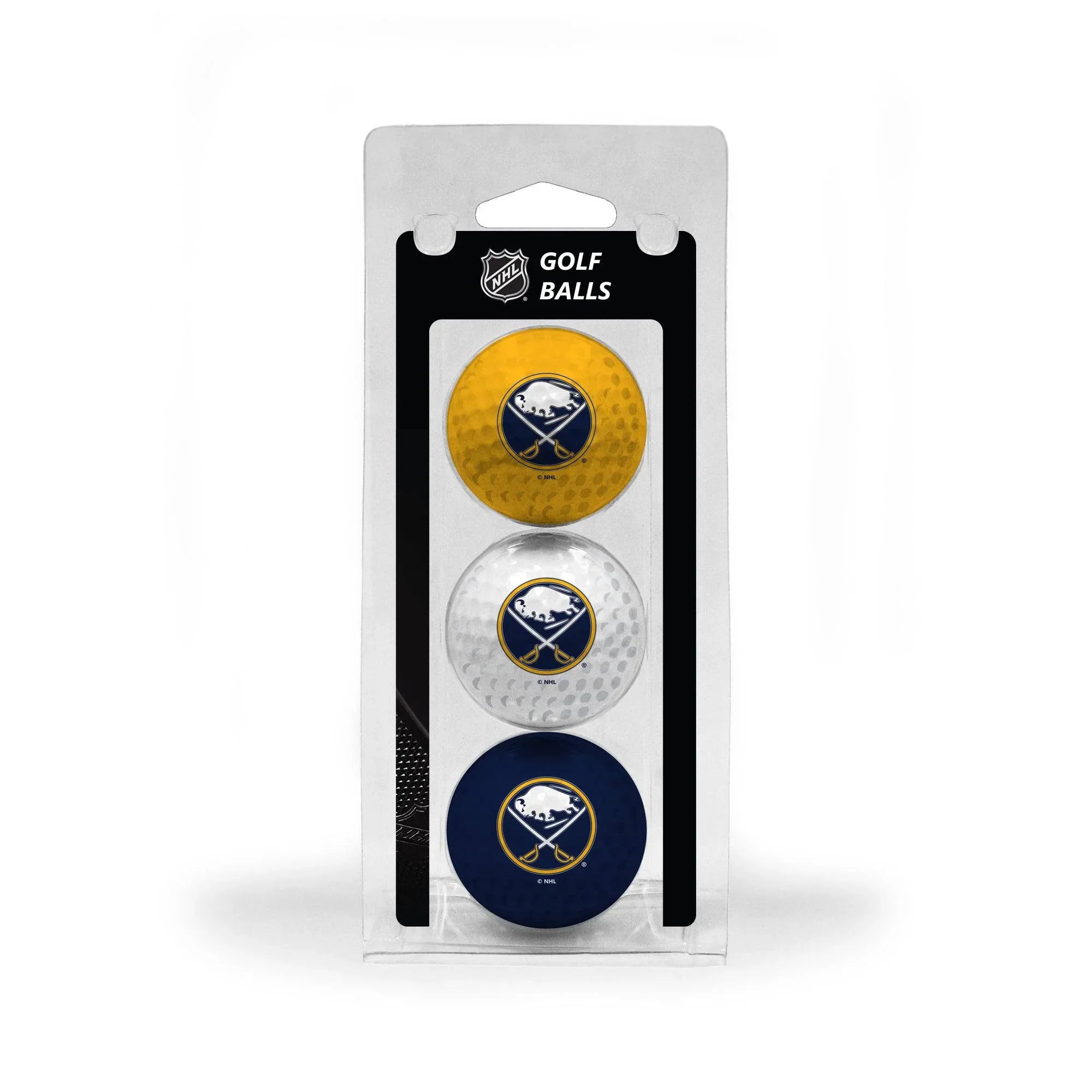 Buffalo Sabres 3 Golf Ball Pack - 757 Sports Collectibles