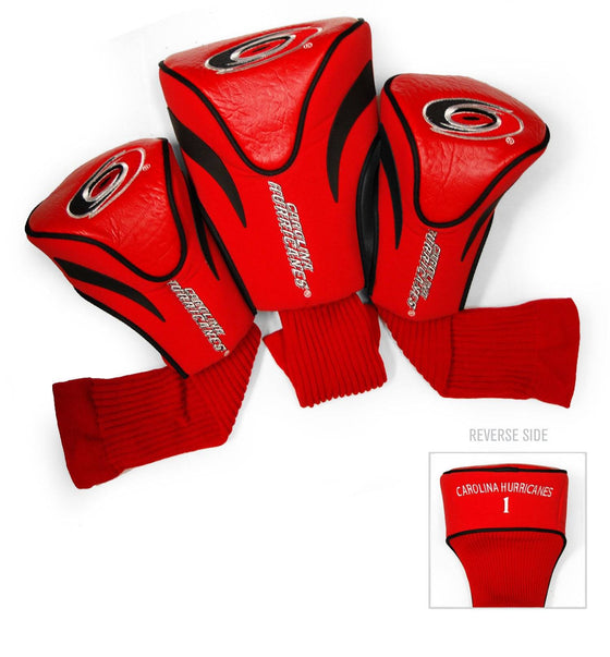 Carolina Hurricanes 3 Pack Contour Head Covers - 757 Sports Collectibles