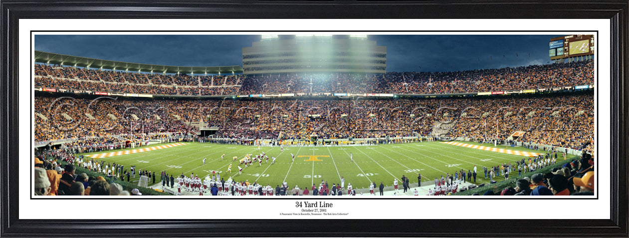 TN-134 Tennessee Volunteers 34 Yard Line - 757 Sports Collectibles