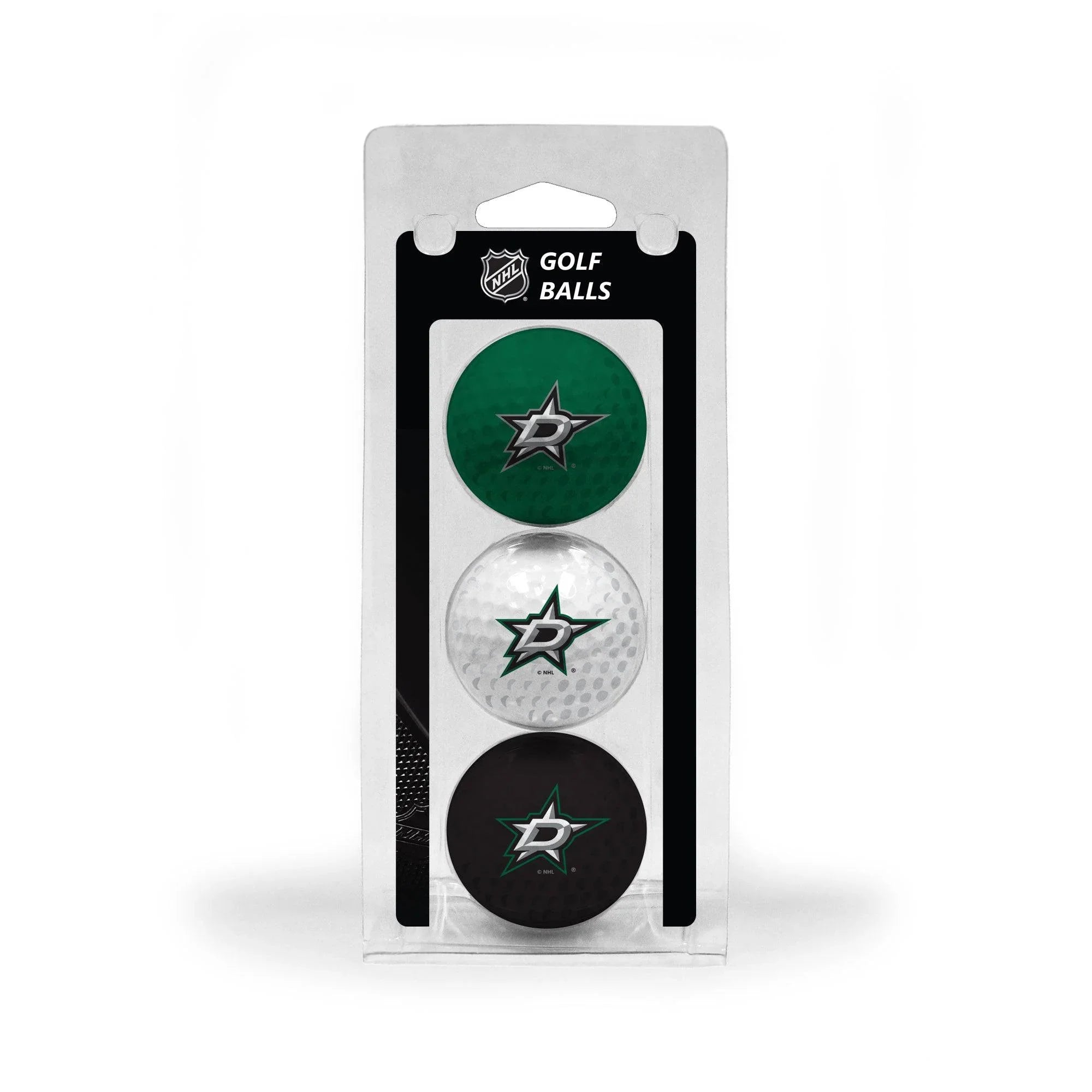 Dallas Stars 3 Golf Ball Pack - 757 Sports Collectibles