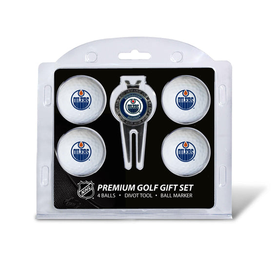 Edmonton Oilers 4 Golf Ball And Divot Tool Set - 757 Sports Collectibles