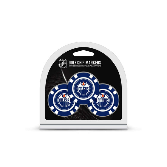 Edmonton Oilers 3 Pack Golf Chip Ball Markers - 757 Sports Collectibles