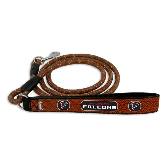 Atlanta Falcons Pet Leash Leather Frozen Rope Football Size Large - 757 Sports Collectibles