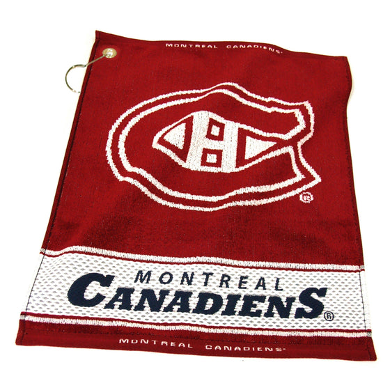 Montreal Canadiens Jacquard Woven Golf Towel - 757 Sports Collectibles