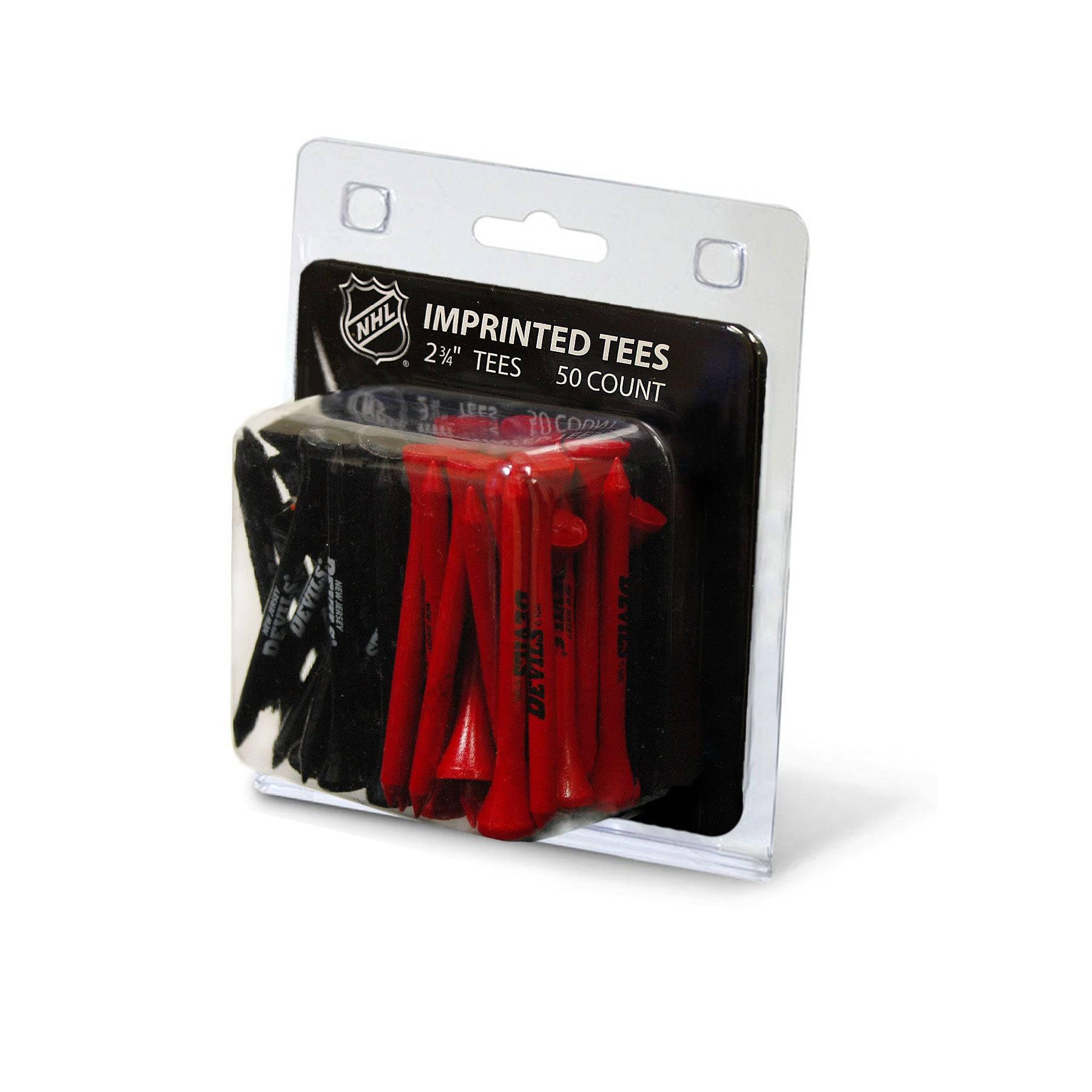 New Jersey Devils Pack Of 50 Golf Tees - 757 Sports Collectibles