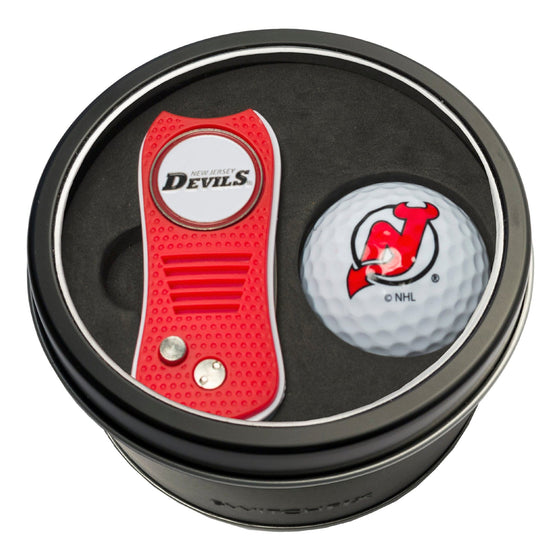 New Jersey Devils Tin Set - Switchfix, Golf Ball - 757 Sports Collectibles