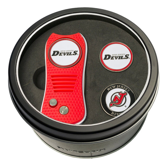 New Jersey Devils Tin Set - Switchfix, 2 Markers - 757 Sports Collectibles