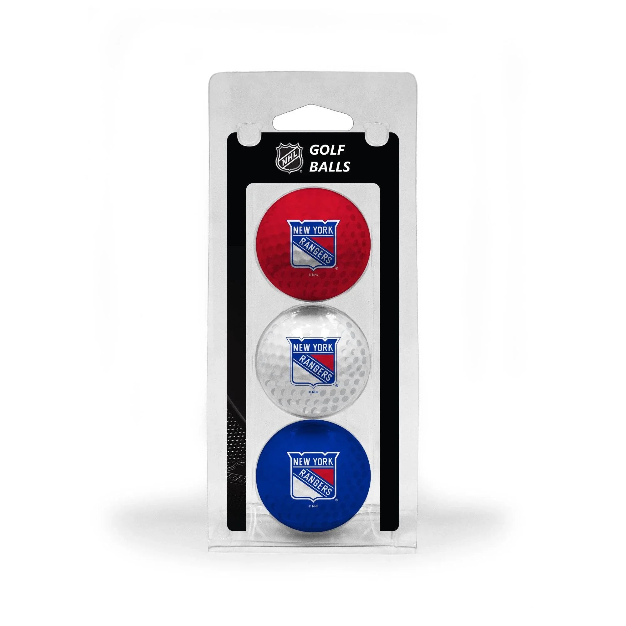 New York Rangers 3 Golf Ball Pack - 757 Sports Collectibles