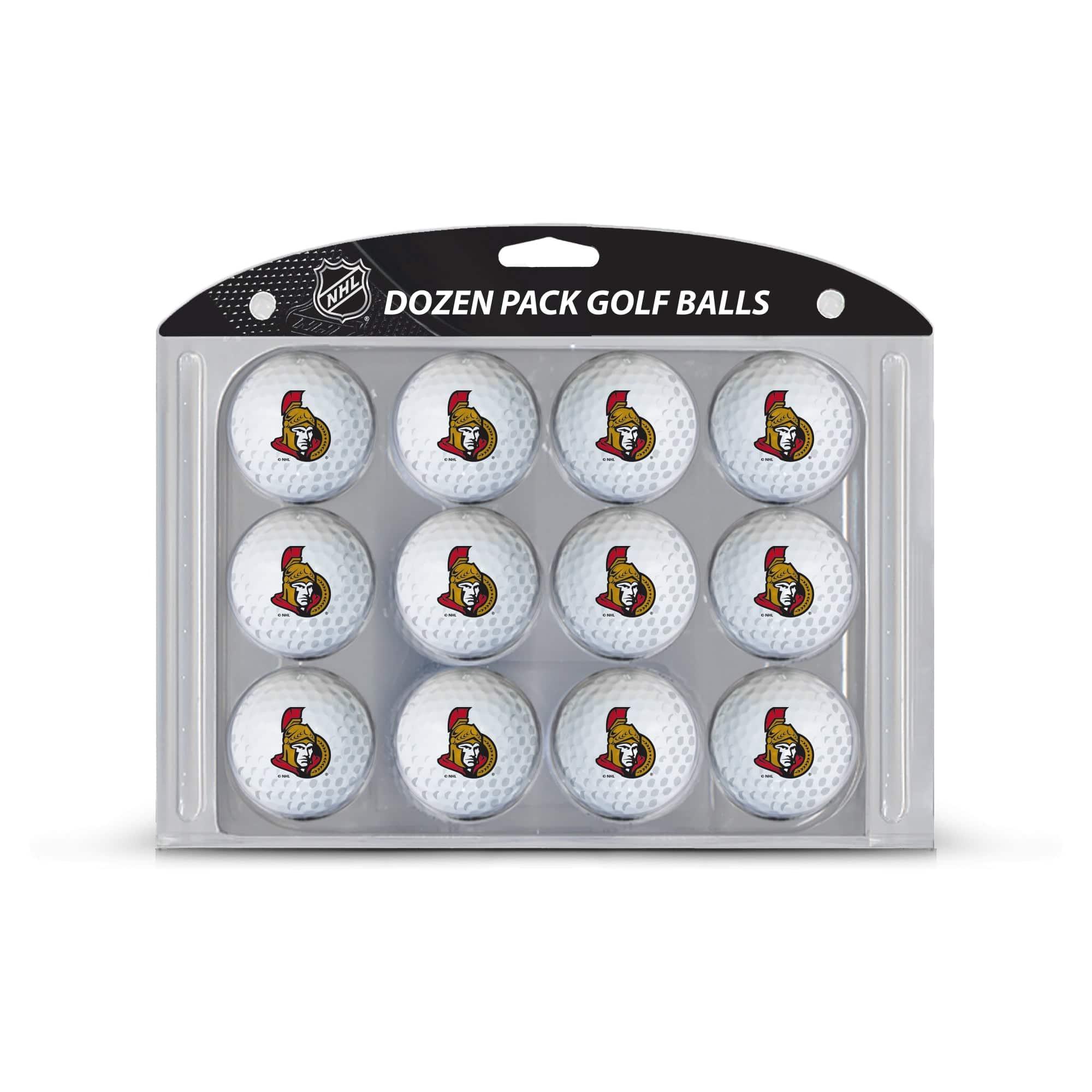 Ottawa Senators Golf Balls, 12 Pack - 757 Sports Collectibles