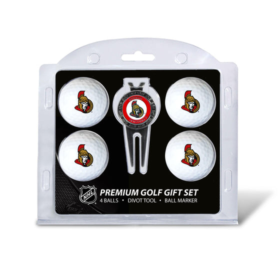 Ottawa Senators 4 Golf Ball And Divot Tool Set - 757 Sports Collectibles