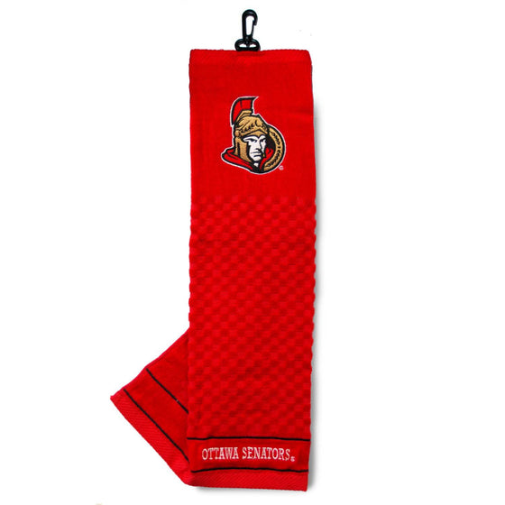 Ottawa Senators Embroidered Golf Towel - 757 Sports Collectibles