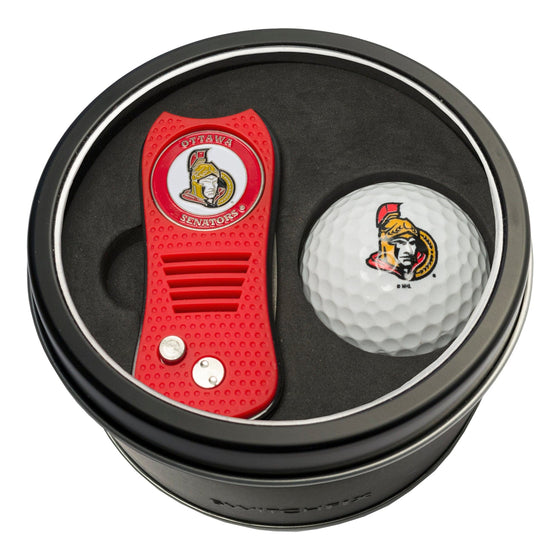 Ottawa Senators Tin Set - Switchfix, Golf Ball - 757 Sports Collectibles